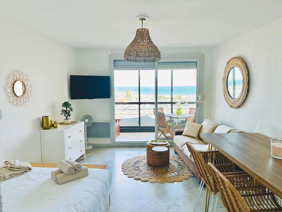 Studio Chic & Cosy Vue Mer, Clim, Parking La Grande-Motte Exterior photo